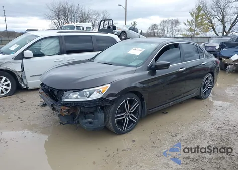 2016 Honda Accord Sport из США, поврежденный, VIN 1HGCR2F55GA037763